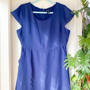 Nicole Miller Navy Blue Dress